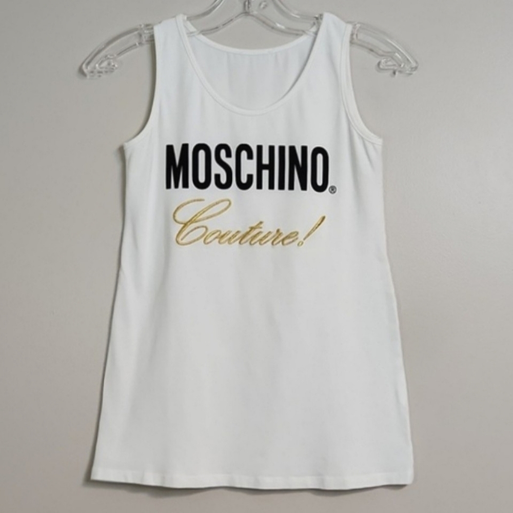 Moschino Couture! White Girls Tank, Size 11-12? ~ EUC*